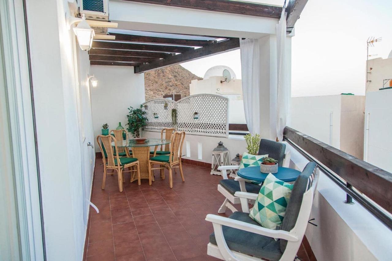 Coqueto Apartamento Con Vistas Al Mar Y Piscina Carboneras Eksteriør billede